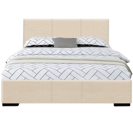 Camden Isle Abbey Platform Bed, Beige - Queen Size 102432